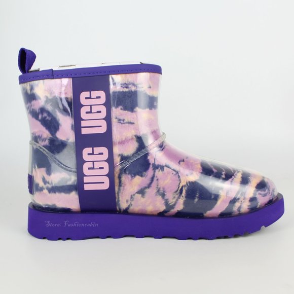 NEW UGG Classic Clear Mini Marble Boot– Waterproof Winter Fashion - Picture 5 of 11